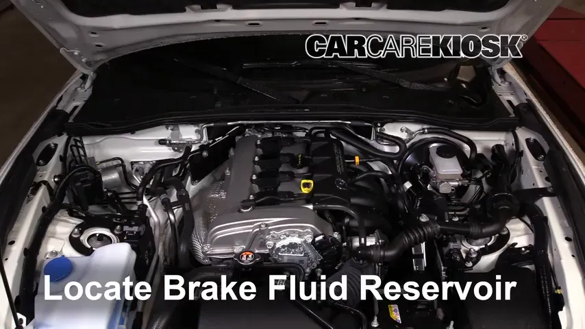 2016 Mazda MX-5 Miata Grand Touring 2.0L 4 Cyl. Brake Fluid